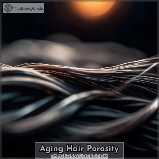 Aging Hair Porosity