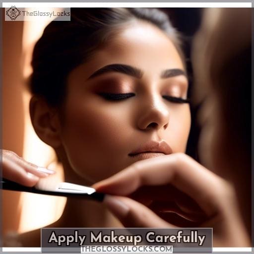 Apply Makeup Carefully Apply Makeup Carefully