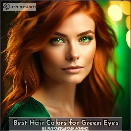 Best Hair Colors for Green Eyes