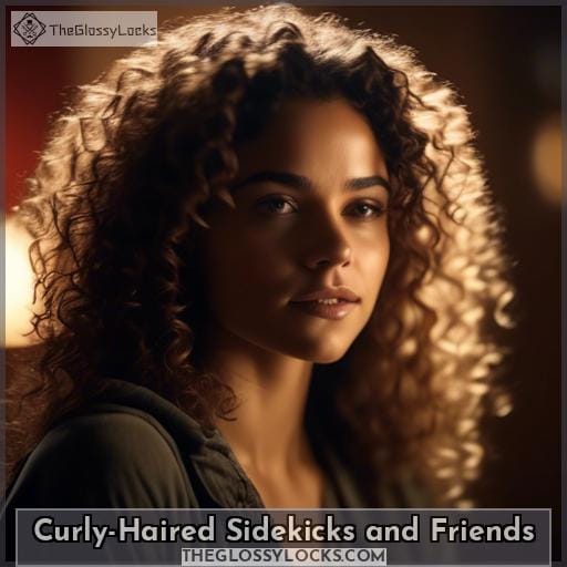 Curly-Haired Sidekicks and Friends