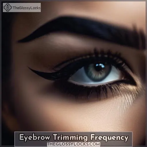 Eyebrow Trimming Frequency