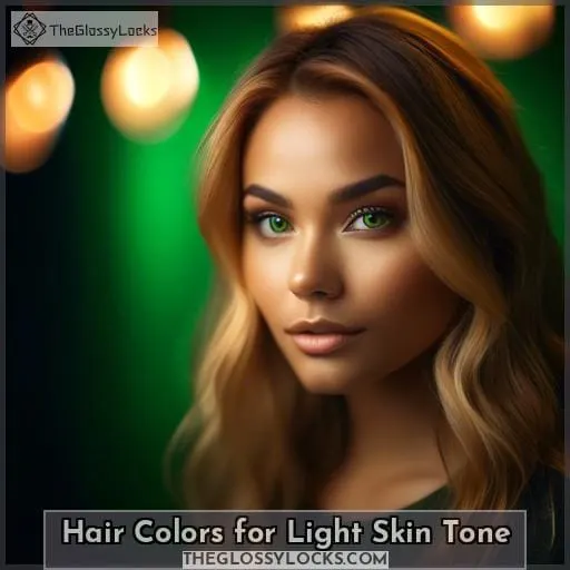 Hair Colors for Light Skin Tone