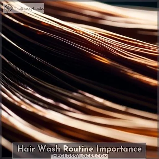 Hair Wash Routine Importance