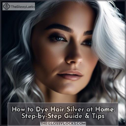 how to dye hair silver at home