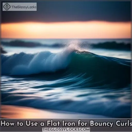 How to Use a Flat Iron for Bouncy Curls