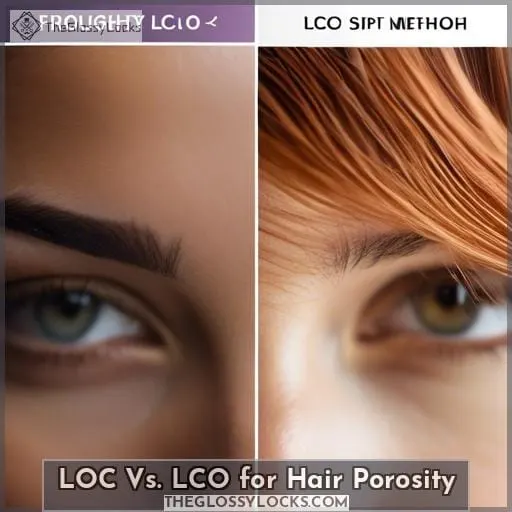 LOC Vs. LCO for Hair Porosity