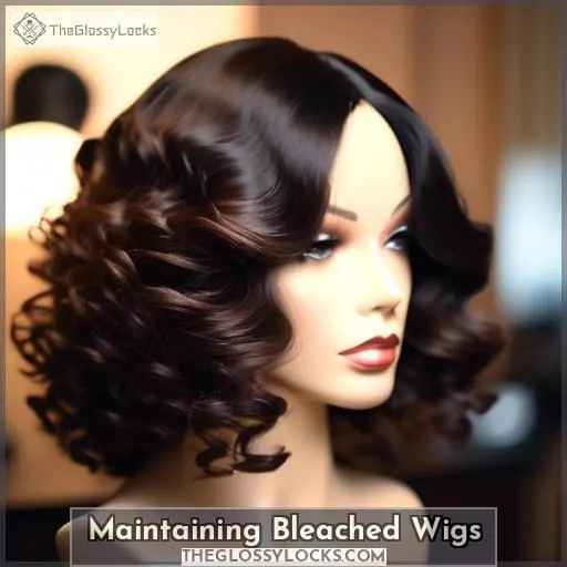 Maintaining Bleached Wigs