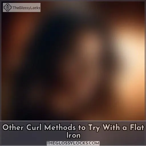 Other Curl Methods to Try With a Flat Iron