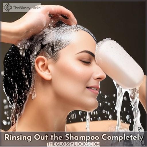 Rinsing Out the Shampoo Completely