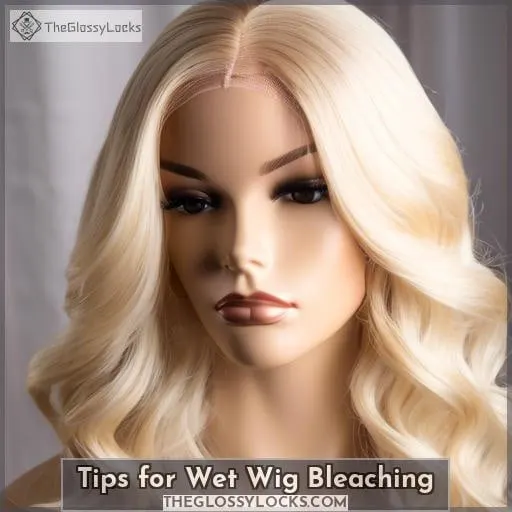 Tips for Wet Wig Bleaching