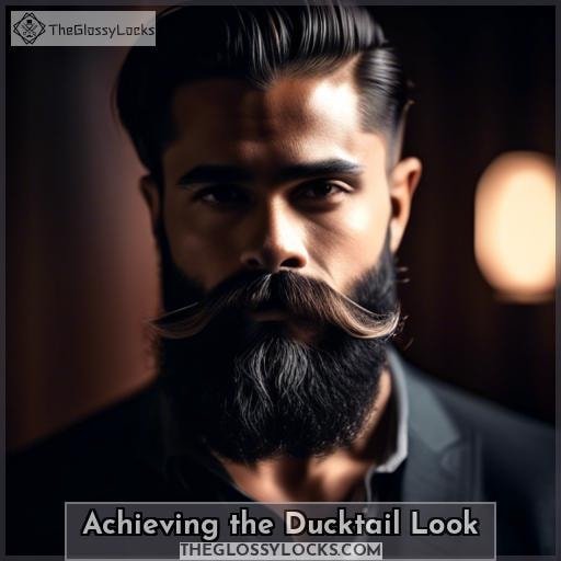 Achieving the Ducktail Look
