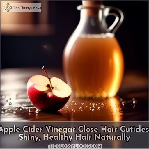 Apple Cider Vinegar Close Hair Cuticles: Shiny, Healthy Hair Naturally