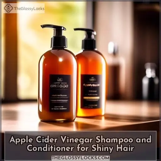 Apple Cider Vinegar Shampoo and Conditioner for Shiny Hair