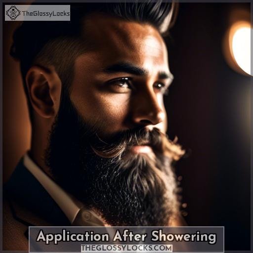 Application After Showering