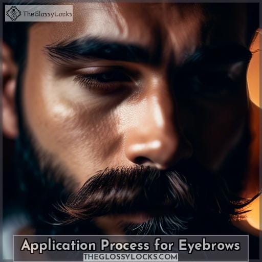 Application Process for Eyebrows