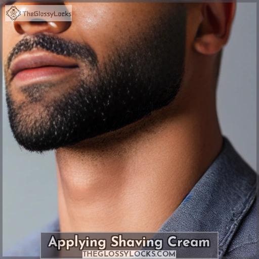 Applying Shaving Cream