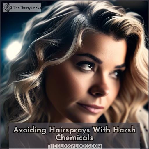 Avoiding Hairsprays With Harsh Chemicals