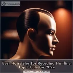 best hairstyles for receding hairline