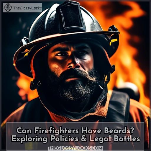can firefighters have beards