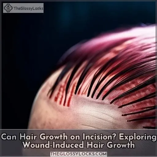 can hair growth on incision