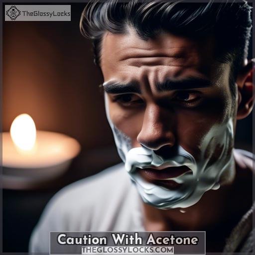 Caution With Acetone