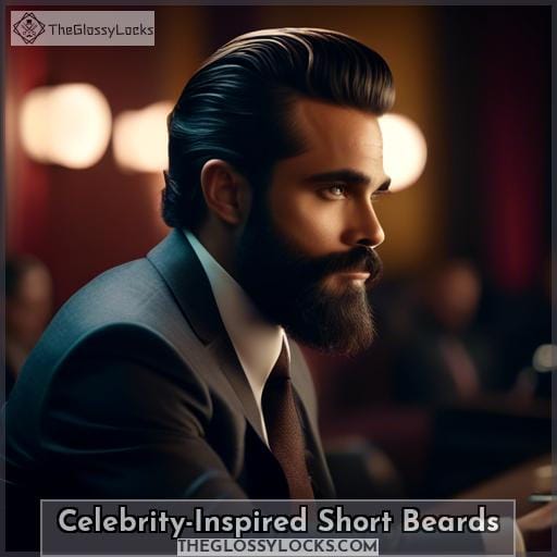 Celebrity-Inspired Short Beards