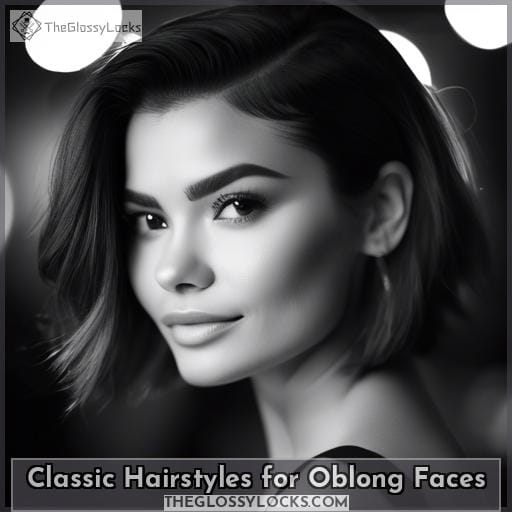 Classic Hairstyles for Oblong Faces