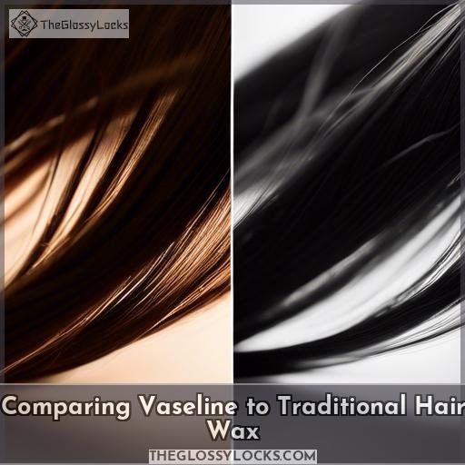 Comparing Vaseline to Traditional Hair Wax