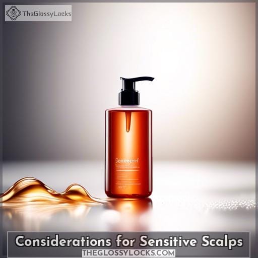 Considerations for Sensitive Scalps
