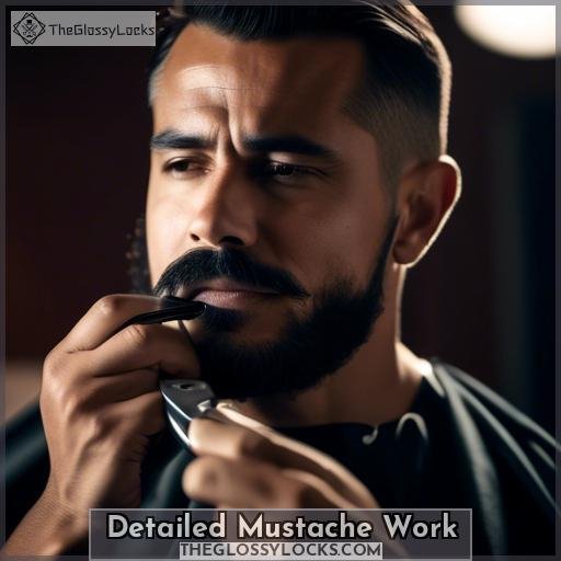 Detailed Mustache Work