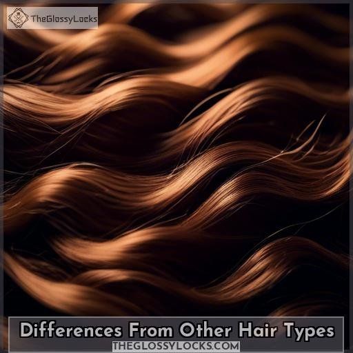 Differences From Other Hair Types