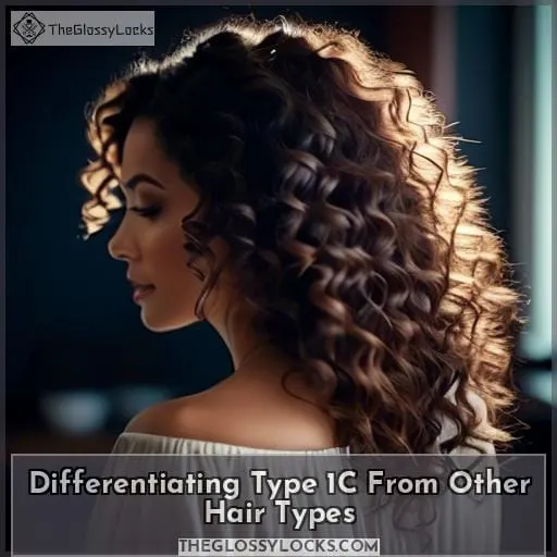 Differentiating Type 1C From Other Hair Types