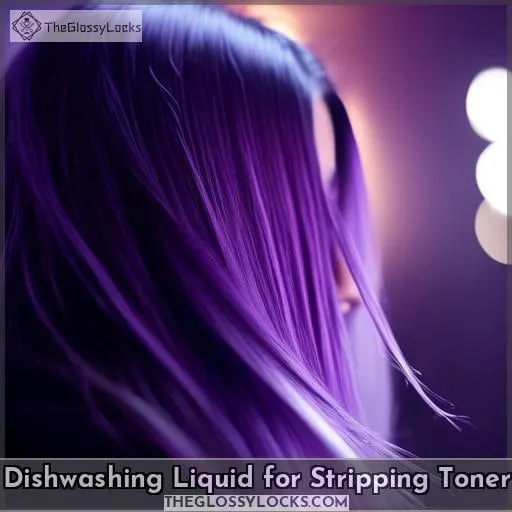 Dishwashing Liquid for Stripping Toner