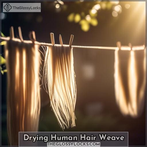 Drying Human Hair Weave