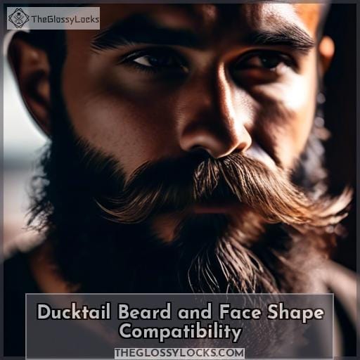 Ducktail Beard and Face Shape Compatibility