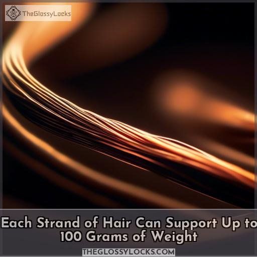Each Strand of Hair Can Support Up to 100 Grams of Weight