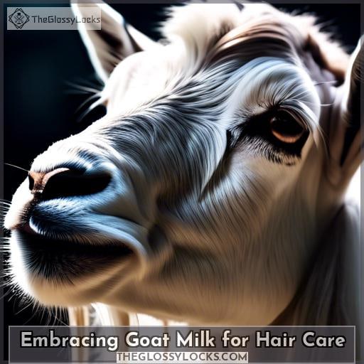 Embracing Goat Milk for Hair Care