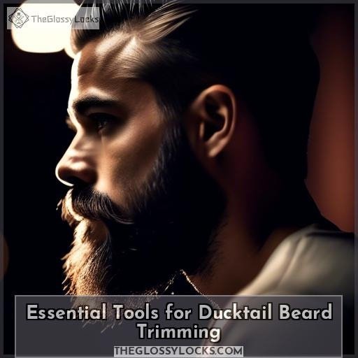 Essential Tools for Ducktail Beard Trimming