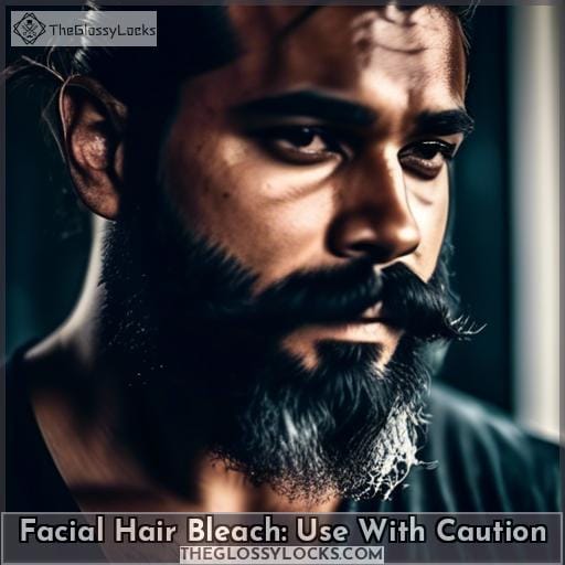 Facial Hair Bleach: Use With Caution
