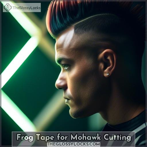 Frog Tape for Mohawk Cutting
