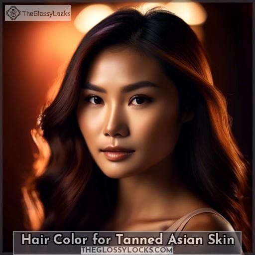 Hair Color for Tanned Asian Skin