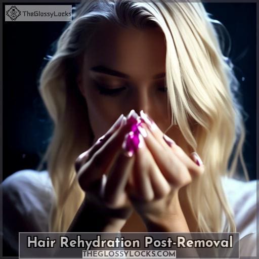 Hair Rehydration Post-Removal