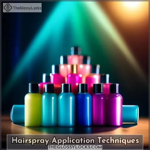 Hairspray Application Techniques