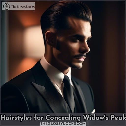 Hairstyles for Concealing Widow