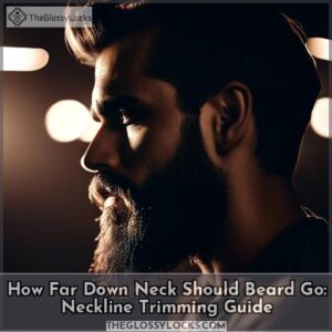 how far down neck should beard go