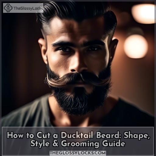 how to cut a ducktail beard