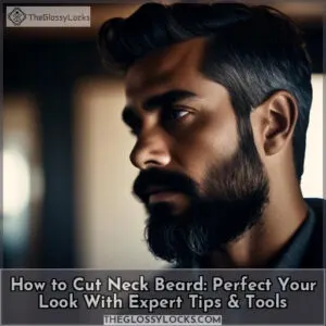 how to cut neck beard