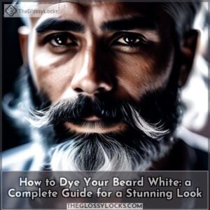 how to dye your beard white