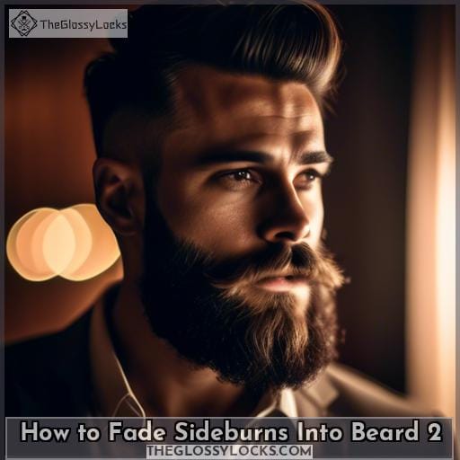 How to Fade Sideburns Into Beard 2