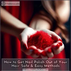 how to get nail polish out of your hair